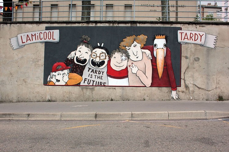 Ca se mange sans fin - Fresque Ella et Pitr