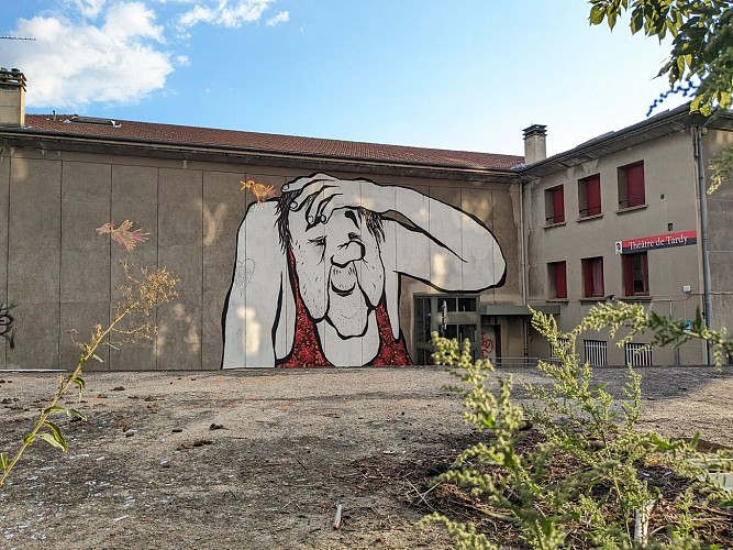 Ca se mange sans fin - Fresque Ella et Pitr