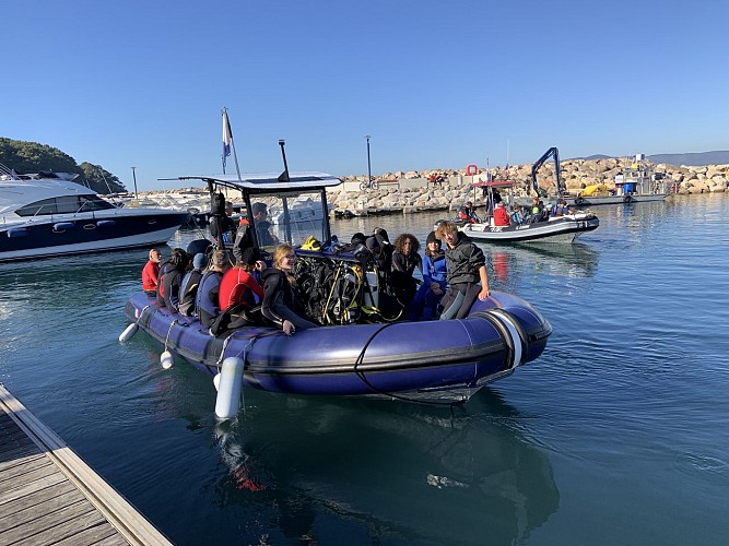 First dive - Azur Plongée