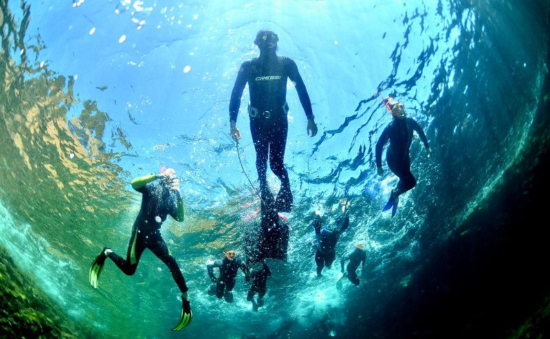 Randonnée palmée avec Azur plongée