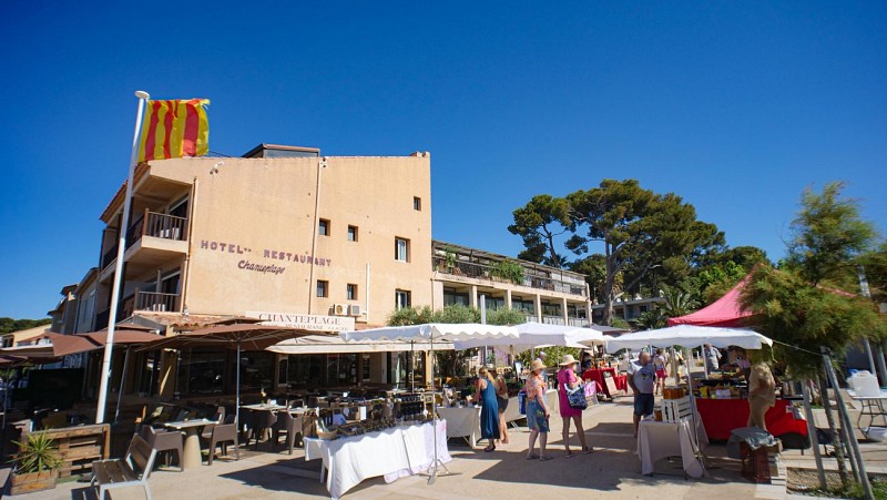 Marché Saint Cyr les Pieds dans l'eau