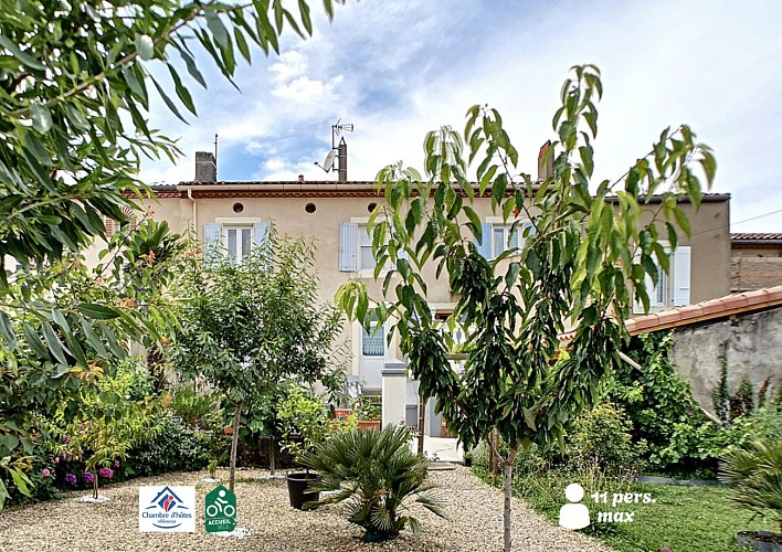 Maison de ville au pied de la Montagne Noire