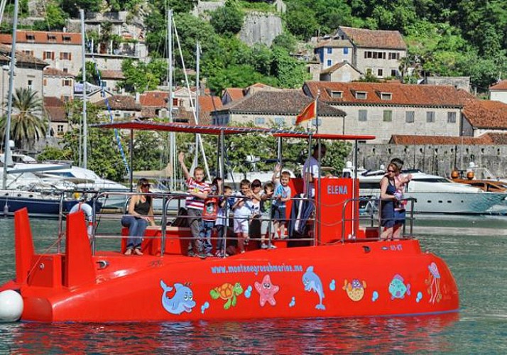 Croisière en semi sous-marin dans la baie de Kotor - Monténégro