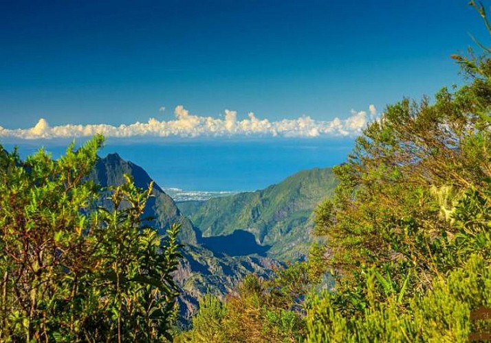 Randonnée guidée vers La Chapelle dans le cirque de Cilaos, à La Réunion