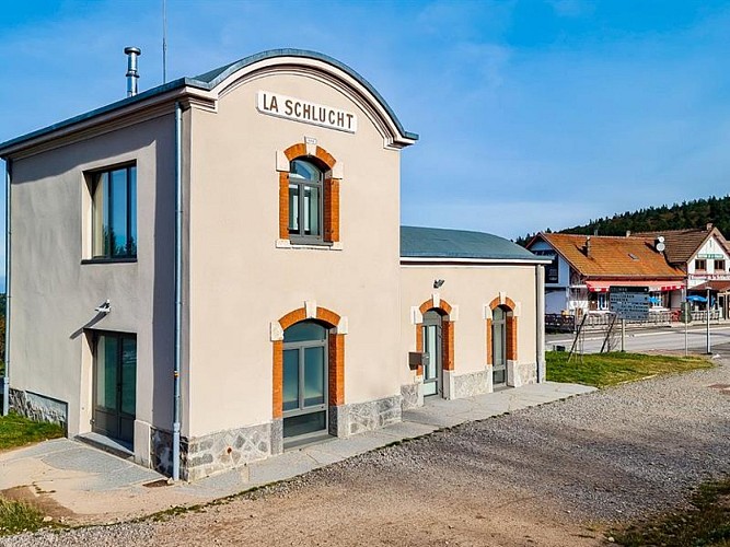 L'ancienne gare du col de la Schlucht