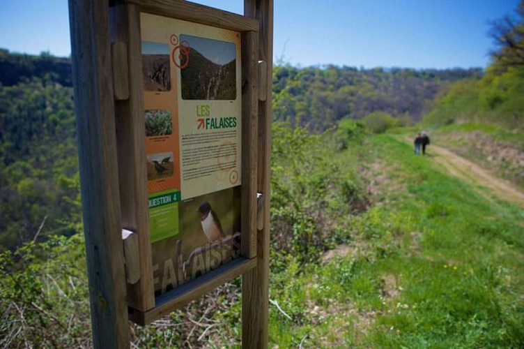 Panneau Espace Naturel Sensible des landes de Mayrinhac