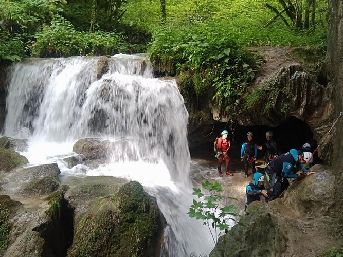 Ruisseau du Léoncel en canyoning
