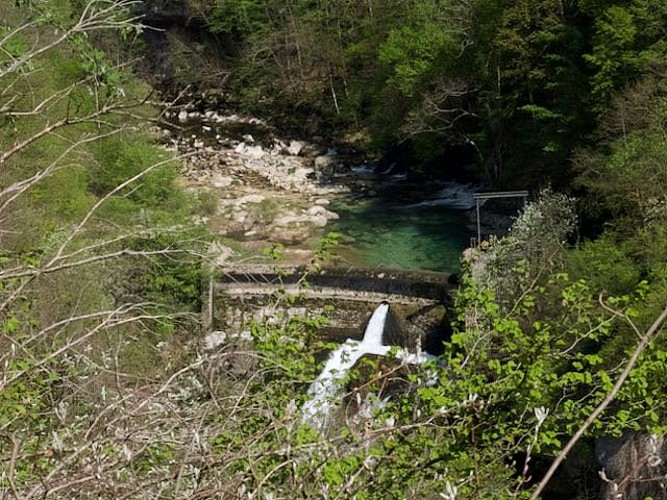 Source and dam of Arbois