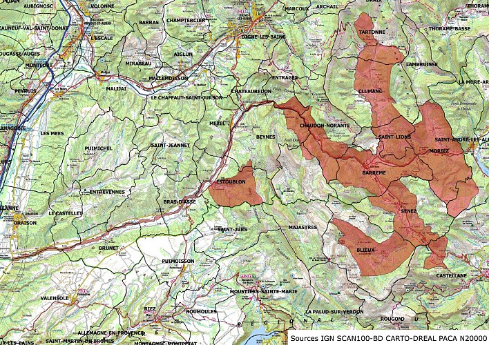 Natura 2000 : L'Asse