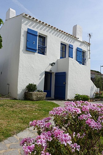 Maison de pêcheur rénovée dans le quartier pittoresque du Banzeau à Noirmoutier en l'Ile