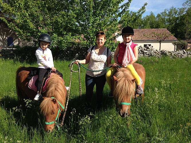 Balades à poneys et stages poneys à thème