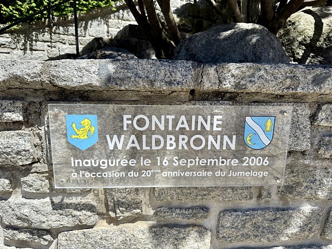 Waldbronn fountain