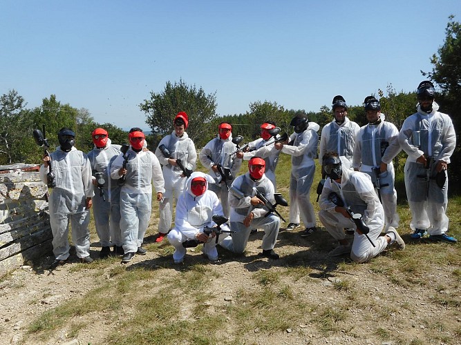 Paintball avec Ardèche Loisirs Mécaniques