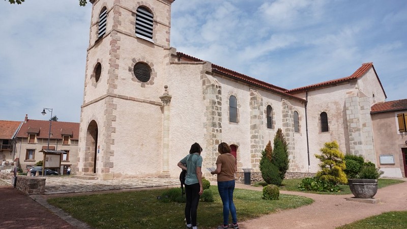 Village de Droiturier, site clunisien