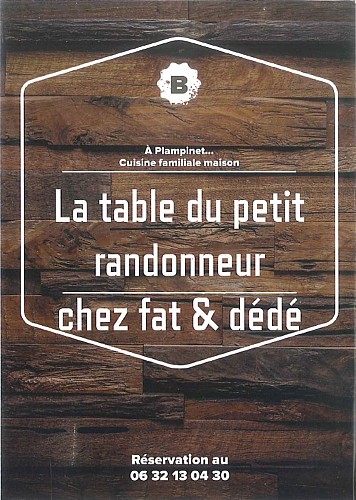 La Table du Petit Randonneur