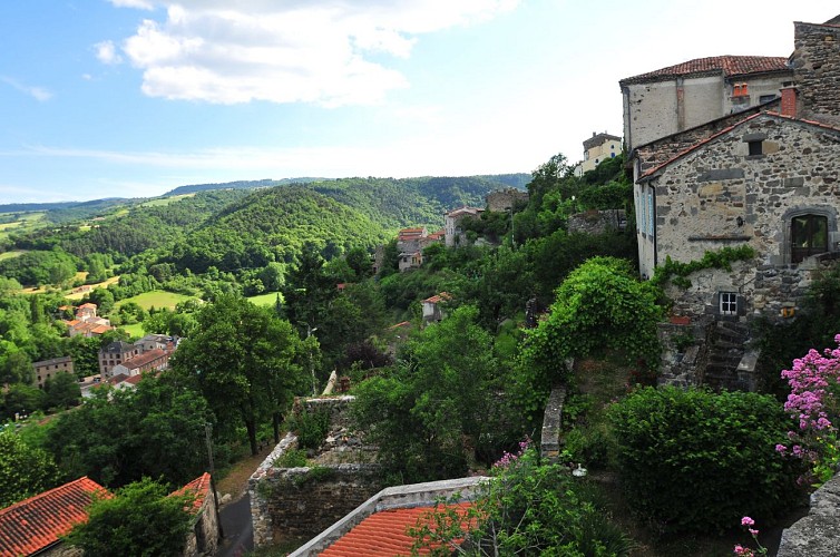 The medieval and perched village of Montaigut-Le-Blanc