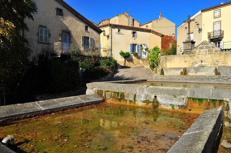 The medieval and perched village of Montaigut-Le-Blanc