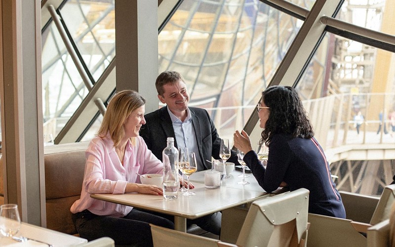 Lunch at Eiffel Tower's Madame Brasserie