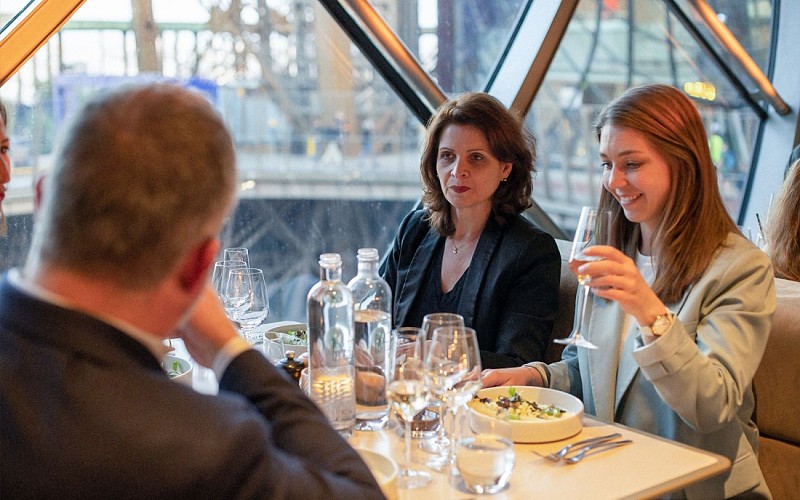 Lunch at Eiffel Tower's Madame Brasserie