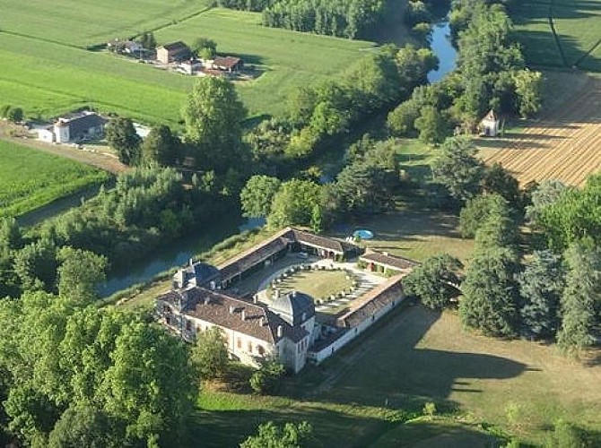 Château de Trenquelléon - vue aérienne 3