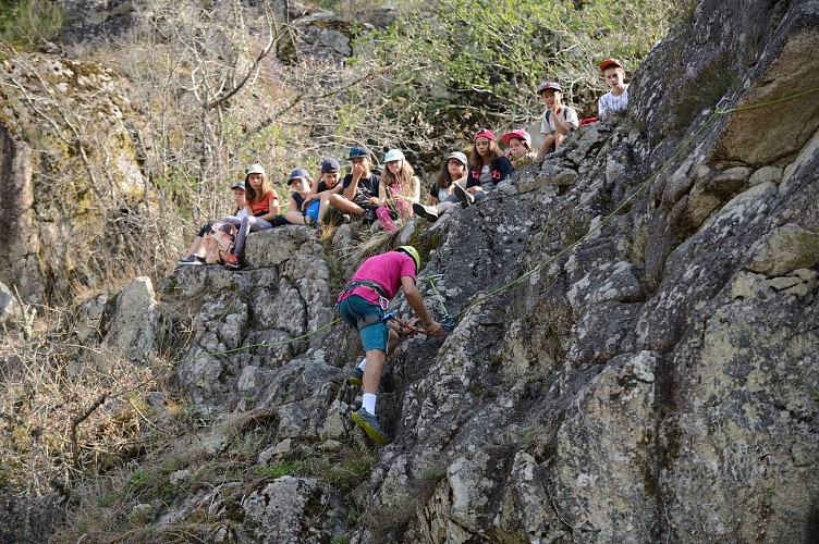 Escalade Roc d'Enfer 