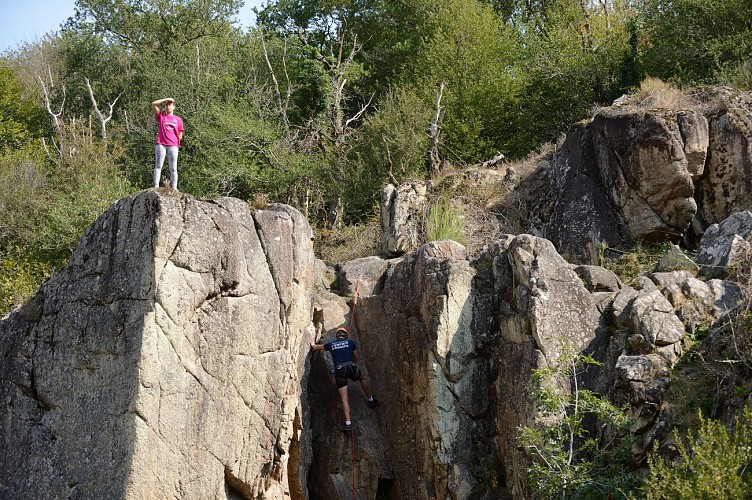 Escalade Roc d'Enfer 