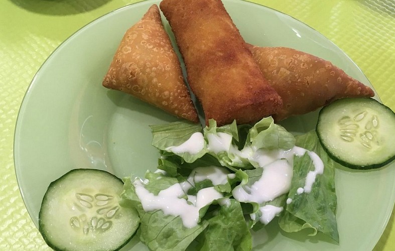 Restaurant Saravana - Pau - samosas