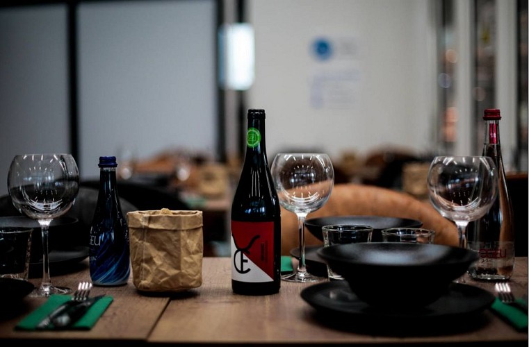 Restaurant L'Esprit des Halles - Pau - table dressée