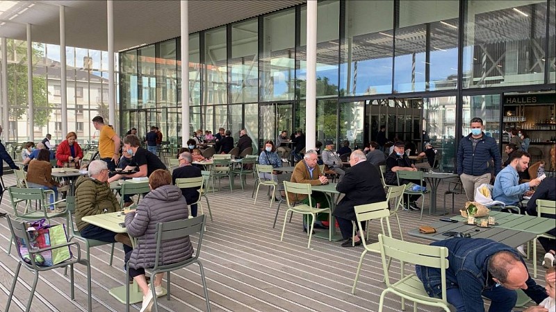 Restaurant L'Esprit des Halles - Pau - la terrasse