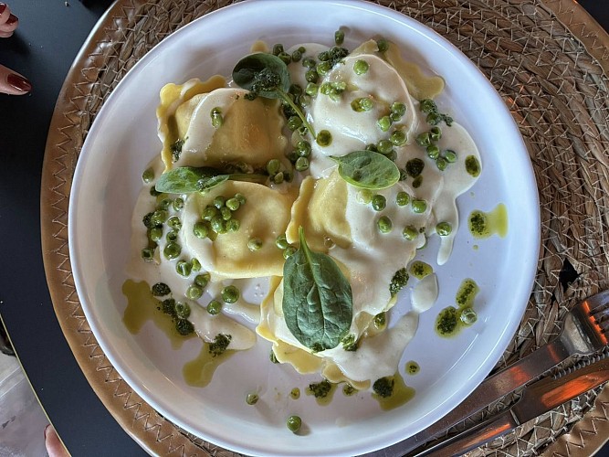 nova lova ravioli épinard