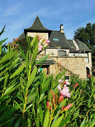 Notre maison vue du potager_2