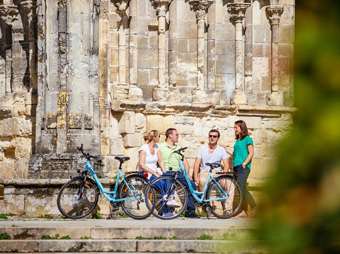 Bazas - vélos cathédrale