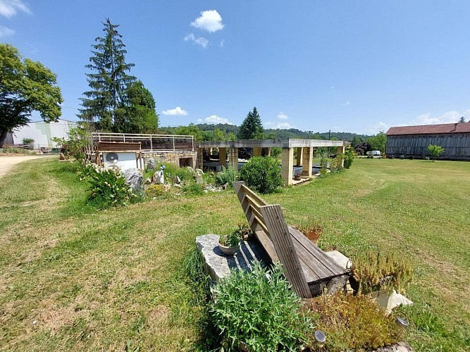 Naudissou avec piscine couverte à Sarlat