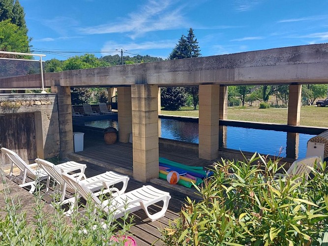 Naudissou avec piscine couverte à Sarlat_9