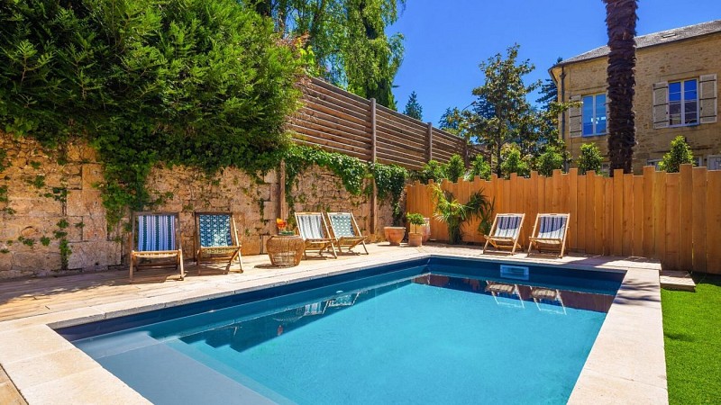 Maison des Chanoines piscine privée à Sarlat