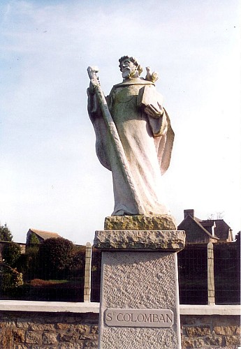 Statue Saint Colomban