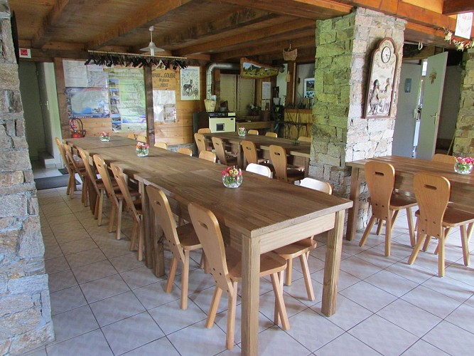 Restaurant in de schuilplaats Golèse