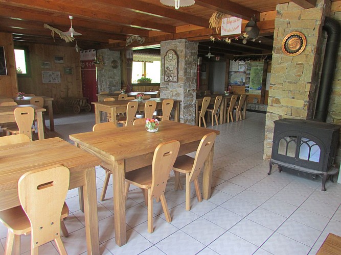Restaurant in de schuilplaats Golèse