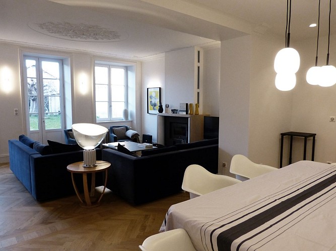 Le salon et la salle à manger