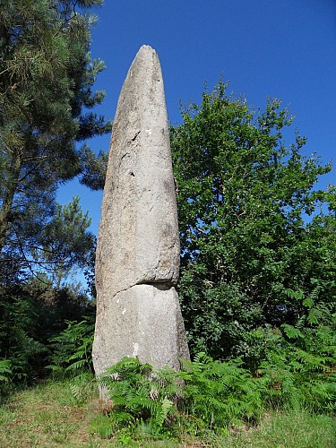 Plaudren, Menhir de la Croix Peinte ou Quenouille de Gargantua