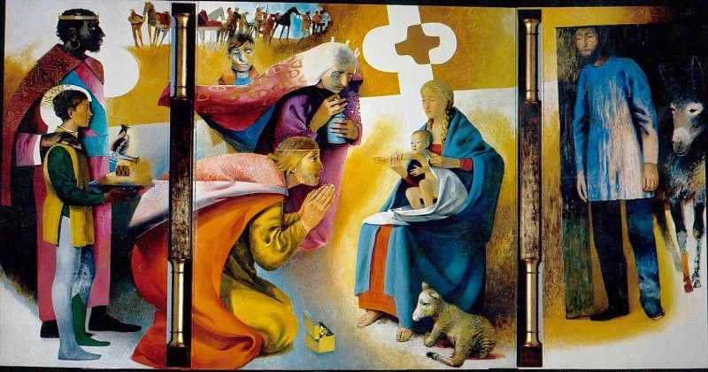 Les deux triptyques de l'église Notre Dame de l'Assomption