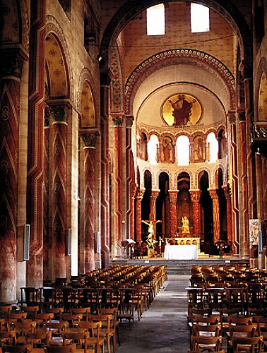 La abadía Saint-Austremoine en Issoire