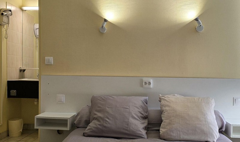 Chambre à l'hôtel le Saint Christophe