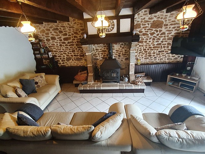 Gîte la Goderie - La Grande Cheminée