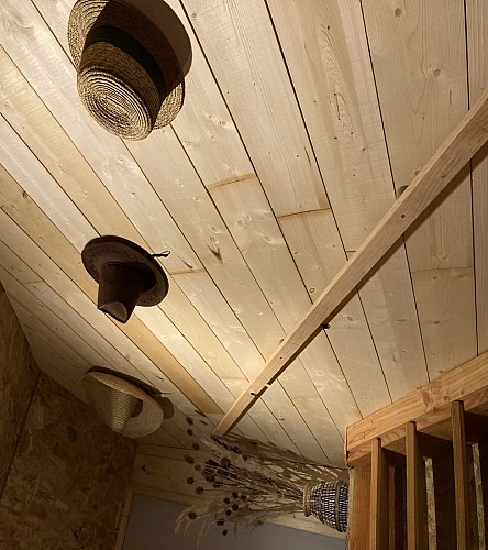 escalier d'accès à la chambre