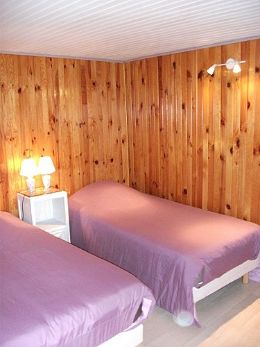 chambre 2 lits Gite étage