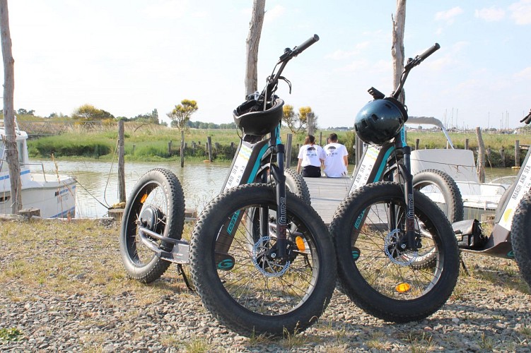 Location de trottinettes et mobylettes électrique, Marsh and Sea