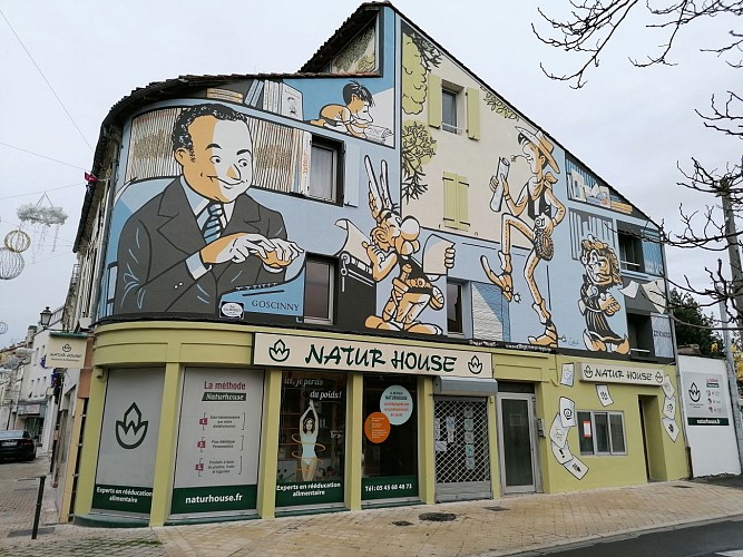 Visite guidée - La BD dans la ville : parcours des fresques murales