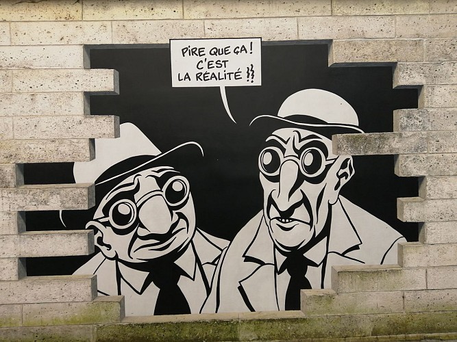 Visite guidée - La BD dans la ville : parcours des fresques murales