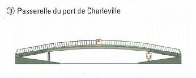 Passerelle du port de Charleville